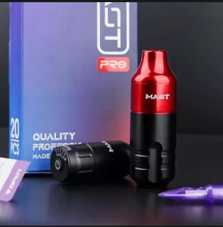 Mast Tour Rotary Pen Tattoo Machine with 2pcs Wireless Battery Power Needles Kit Makeup Tattoo Machine Pen Kit PMU Permanent Tattoo Pen Machine Short Pen Machine for Tattoo Artist