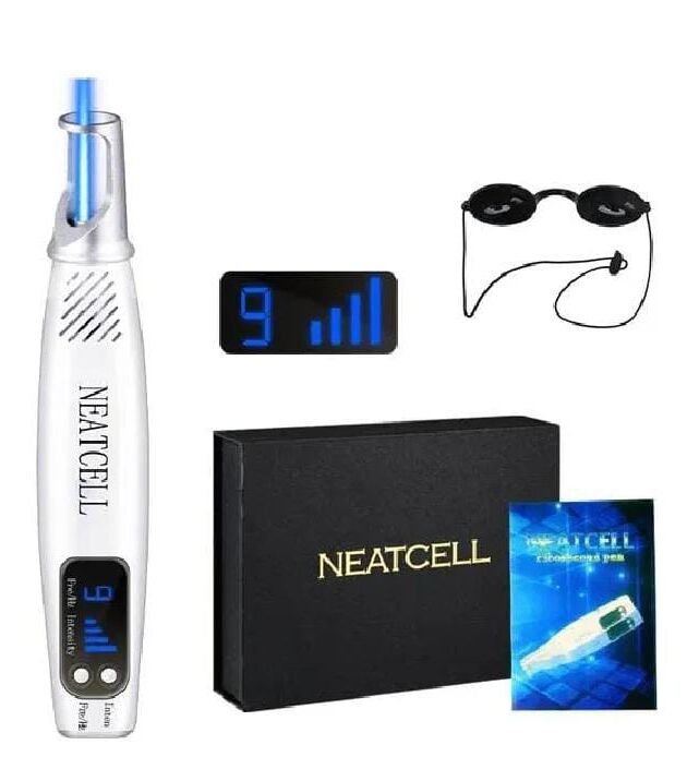Handheld Neatcell Pen, Tattoo Removal Laser Pen, Tattoo Elimination Pen, Light Pen Beauty Device - Freckle Dark Spot Removal Machine Tattoo Remover Beauty Equipment for Home