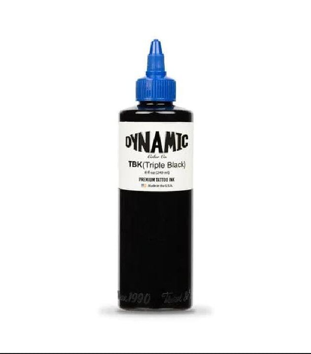 Dynamic Tattoo Ink Triple Black - 8 oz. Bottle