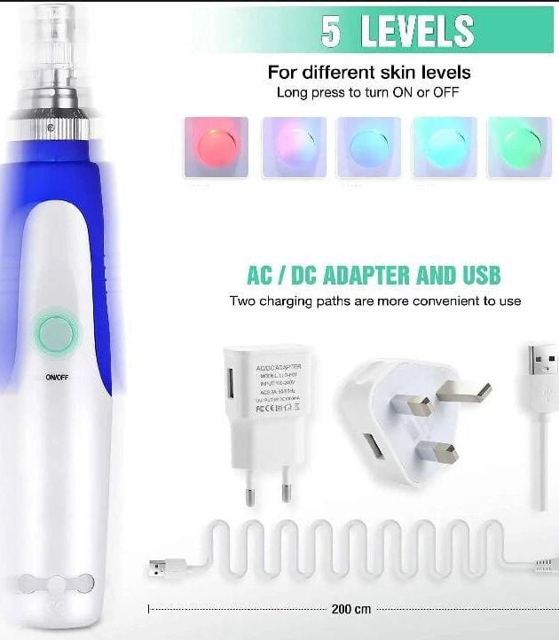 Dr Pen A6S DARMA Pen Ultima A6S (maximum needle length 0.25mm) Professional Wireless Skincare Kit for Face and Body including 30 Cartridges - 10 x 16 Pin, 10 x 36 Pin, 10 x Nano pins